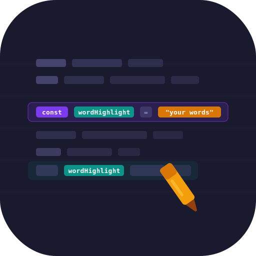 Custom Word Highlighter